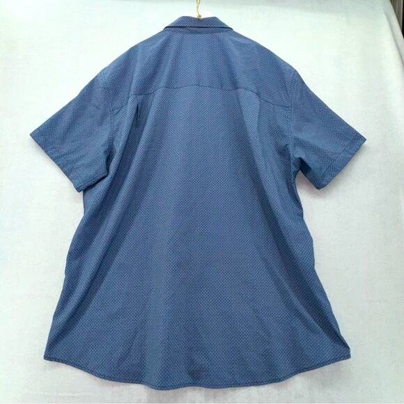 Men’s Nick Graham Stretch Modern Fit Short Sleeve Button Down Shirt size 2XL - Picture 2 of 4